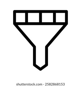 Filter Icon Vector Symbol Design Illustration