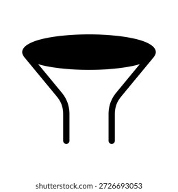 Symbol filtern Vektorsymbol-Entwurfsgrafik