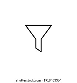 filter icon vector for web, computer and mobile app