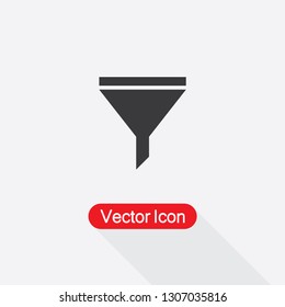 Filter Icon,Funnel Icon Vector Illustration Eps10