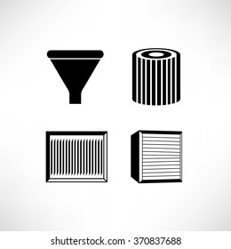 filter icons, air filter icons