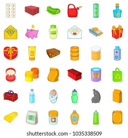 Filter icons set. Cartoon set of 36 filter vector icons for web isolated on white background