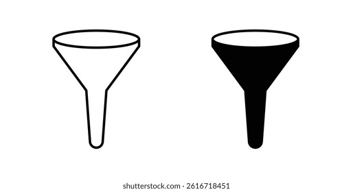 Filter icons set for website design
