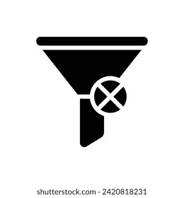 Filter, Interface Flat Icon Logo Illustration. Interface Icon-set. Suitable For Web Design, Logo, App.