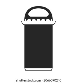 Filter jug vector icon.Black vector icon isolated on white background filter jug.