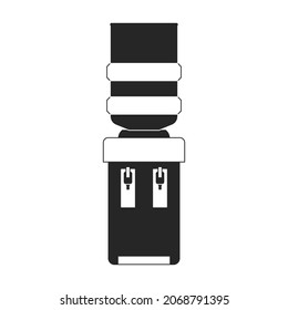 Filter jug vector icon.Black vector icon isolated on white background filter jug.