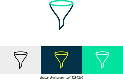 filter line art icon vector