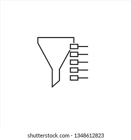 filter line icon,vector best line icon.