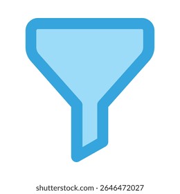 Bewerkbare vulpictogram voor omtrek filter