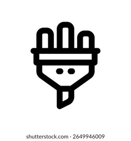 filter report line icon. Clean and minimalist vector icon for websites, mobile apps, presentations, and logos. Fully scalable and customizable for any project.