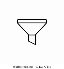filter search icon sign vector