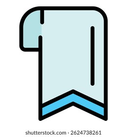 Filter search tag icon. Outline Filter search tag vector icon for web design isolated on white background color flat