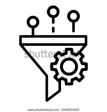 Filter Simple Vector Icon Collection