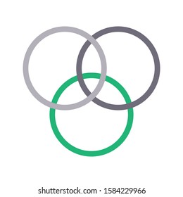 filter vector color line icon 