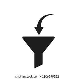 filter vector icon 