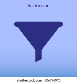 Filter vector icon