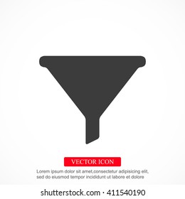 Filter vector icon
