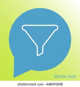 Filter vector icon
