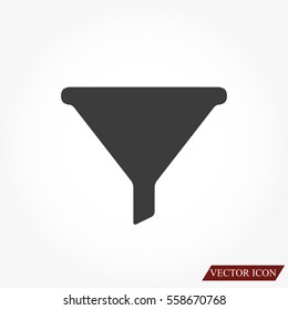 Filter vector icon