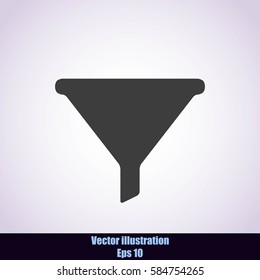 Filter vector icon