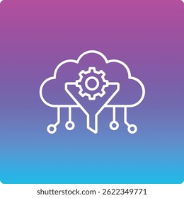 Filter vector icon. Can be used for printing, mobile and web applications.