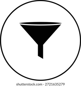 Icono de Vector Filtrar. Se puede utilizar para aplicaciones de impresión, móviles y de Web.