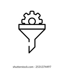 Filter vector icons ready to use website and mobile