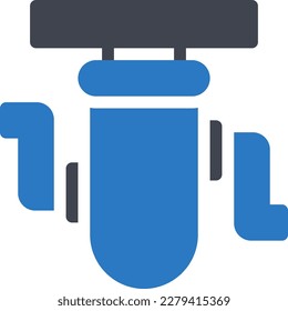 ilustración del vector de filtro en un fondo transparente. Símbolos de calidad superior. Iconos vectoriales de glifos para diseño de conceptos y gráficos.