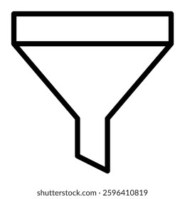 Filter Vector Line Icon Design