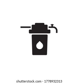 filter water vector icon logo design