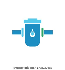 filter water vector icon logo design