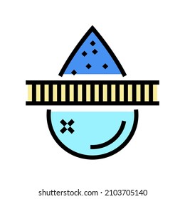 filtered water color icon vector. filtered water sign. isolated symbol illustration