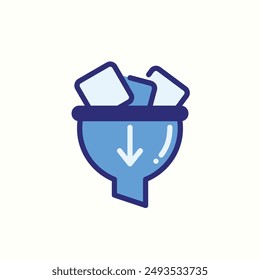 filtericon, isolated blue icon theme seo