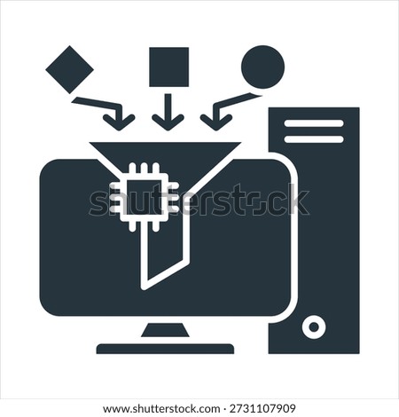 Filtering Glyph Icon Style Collection