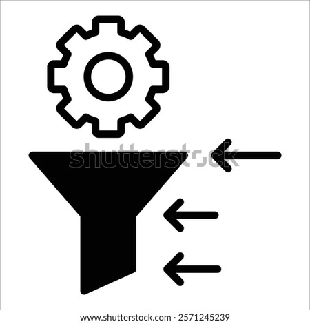 Filtering Icon Element For Design