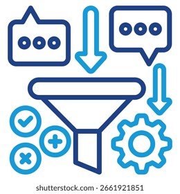 Filters Icon Element For Design