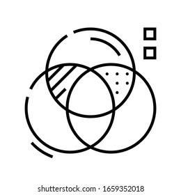 Filters line icon, concept sign, outline vector illustration, linear symbol.