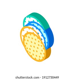 filters set isometric icon vector. filters set sign. isolated symbol illustration