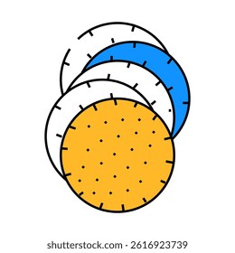 filters set line icon vector. filters set sign. isolated symbol illustration