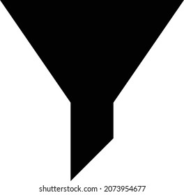 filtr vector illustration isolated on a transparent background. glyph vector icons for concept or web graphics.