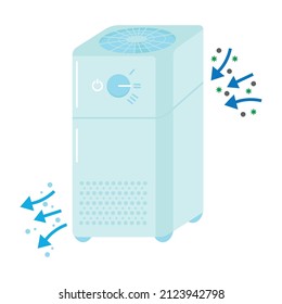 Filtration and purification of air from viruses and bacteria, filter for air purification