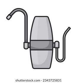 Filtration Tank Vektorsymbol.Color Vektorsymbol einzeln auf weißem Hintergrund Filtrationstank.