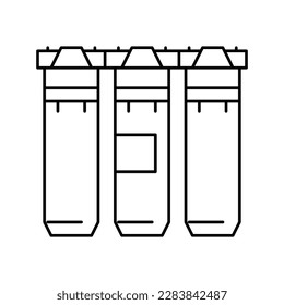 filtration water equipment line icon vector. filtration water equipment sign. isolated contour symbol black illustration