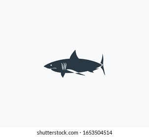 Fin icon isolated on clean background. Fin icon concept drawing icon in modern style. Vector illustration for your web mobile logo app UI design.