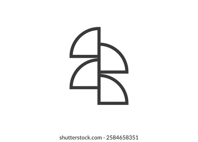 Fin Tree. This logo can be used for various needs and businesses.