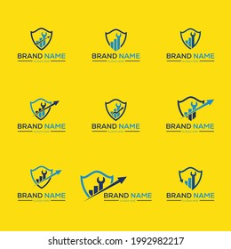 Dawonload de archivo vectorial de diseño de logotipo financiero