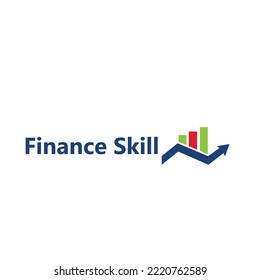 Finacial minimalist logo template free