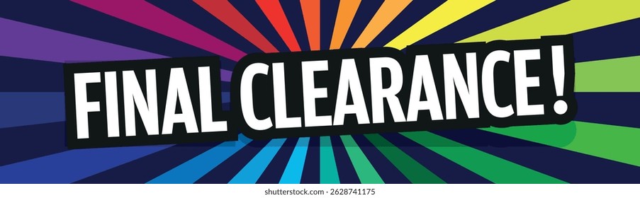 Espaço livre final na faixa colorida