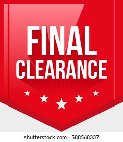 Final Clearance Ribbon