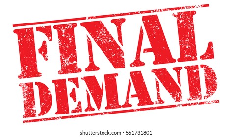 Final Demand Stamp